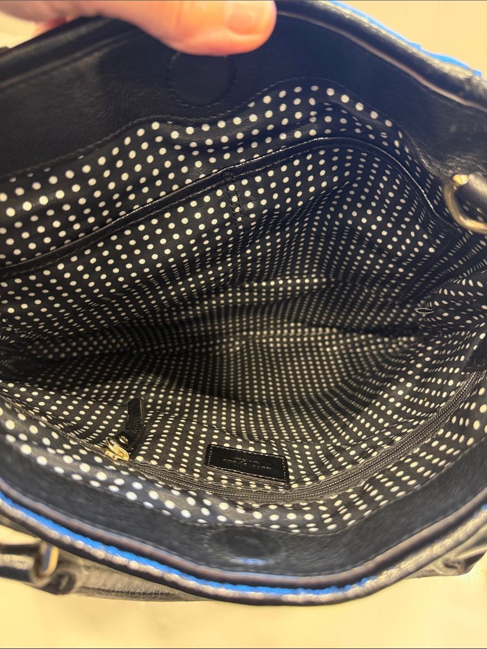 kate spade Alexa Black Leather Structured Tote / Satchel - Picture 4 of 11